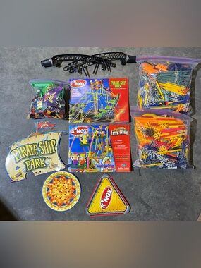 Knex Ferris Wheel & Pirate Ship Park